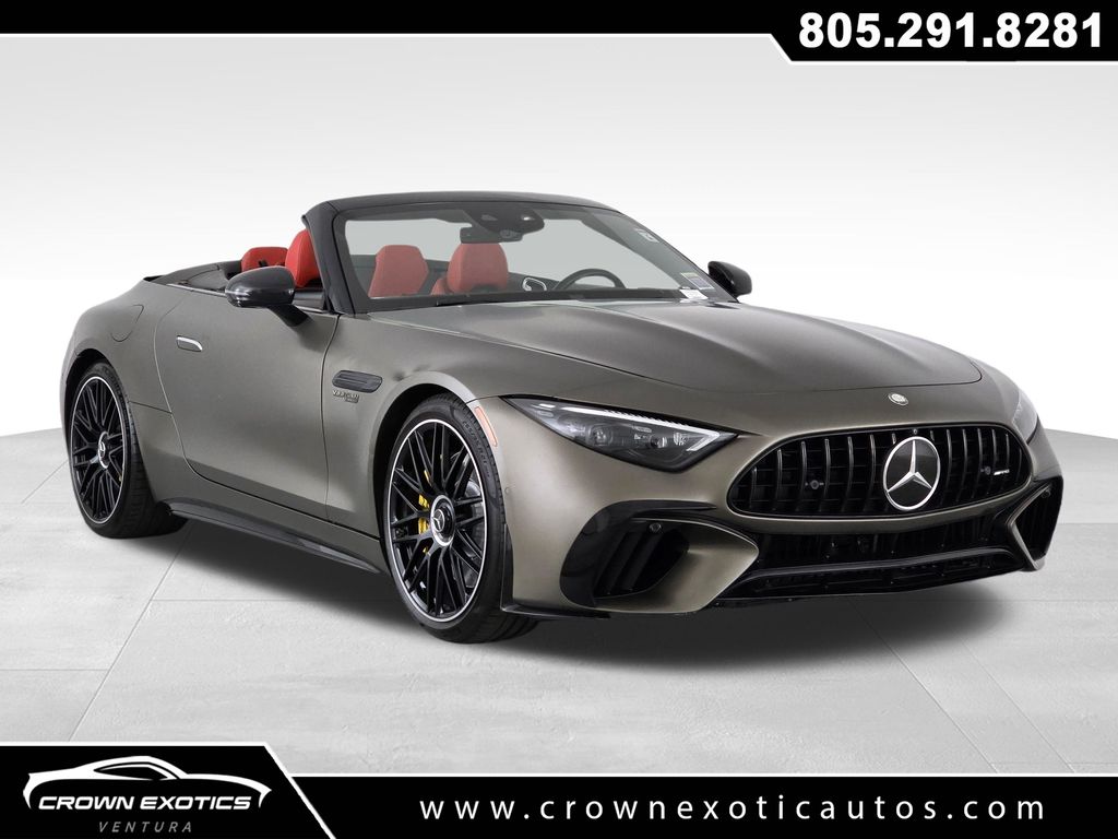 MANUFAKTUR Monza Gray Magno 2023 Mercedes-Benz SL-Class AMG SL 63 4MATIC Convertible All-Wheel Drive 9-Speed Automatic