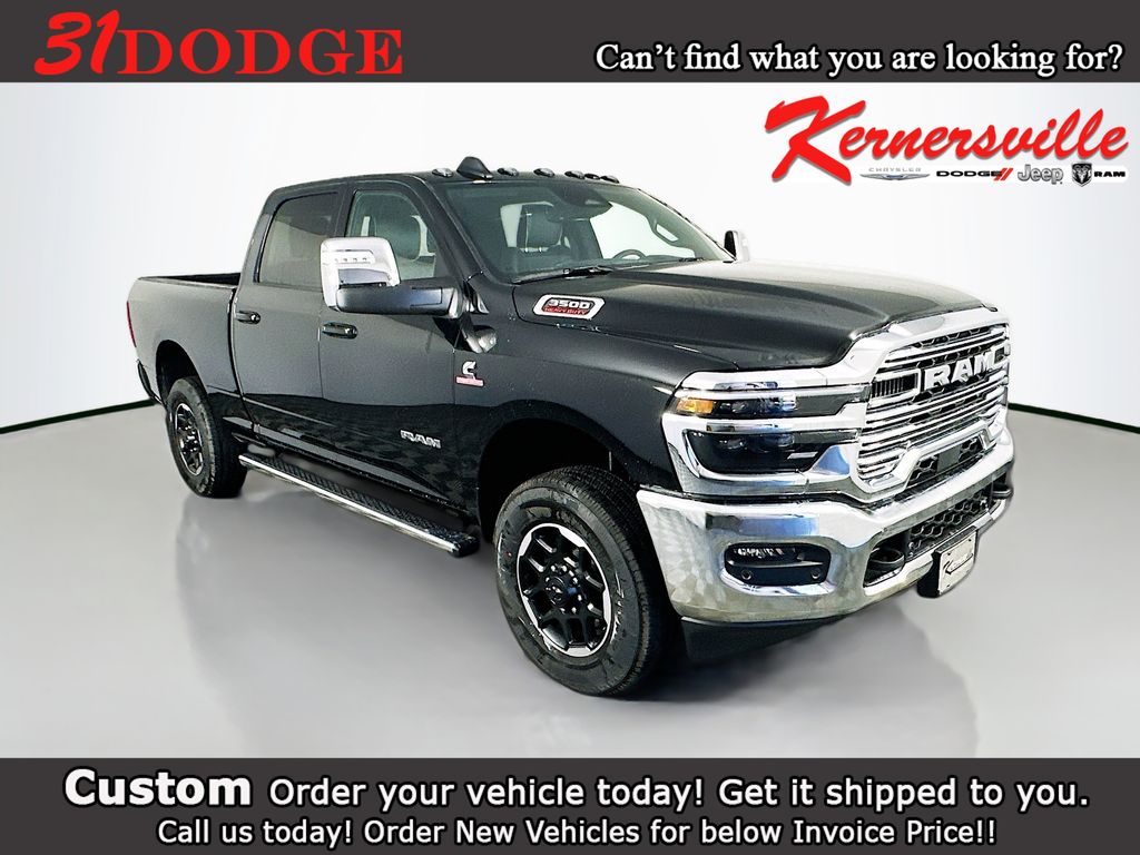 Diamond Black 2025 RAM 3500 Pickup Truck Four-Wheel Drive Automatic