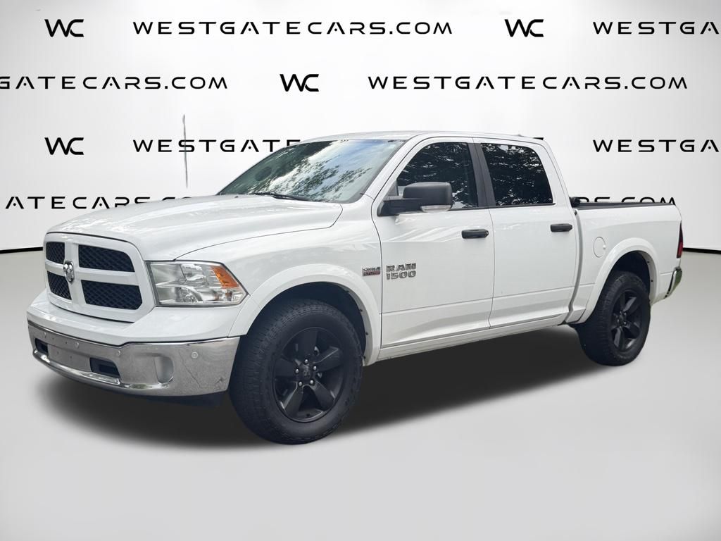 Bright White Clearcoat 2015 RAM 1500 Pickup Truck Four-Wheel Drive 8-Speed Automatic