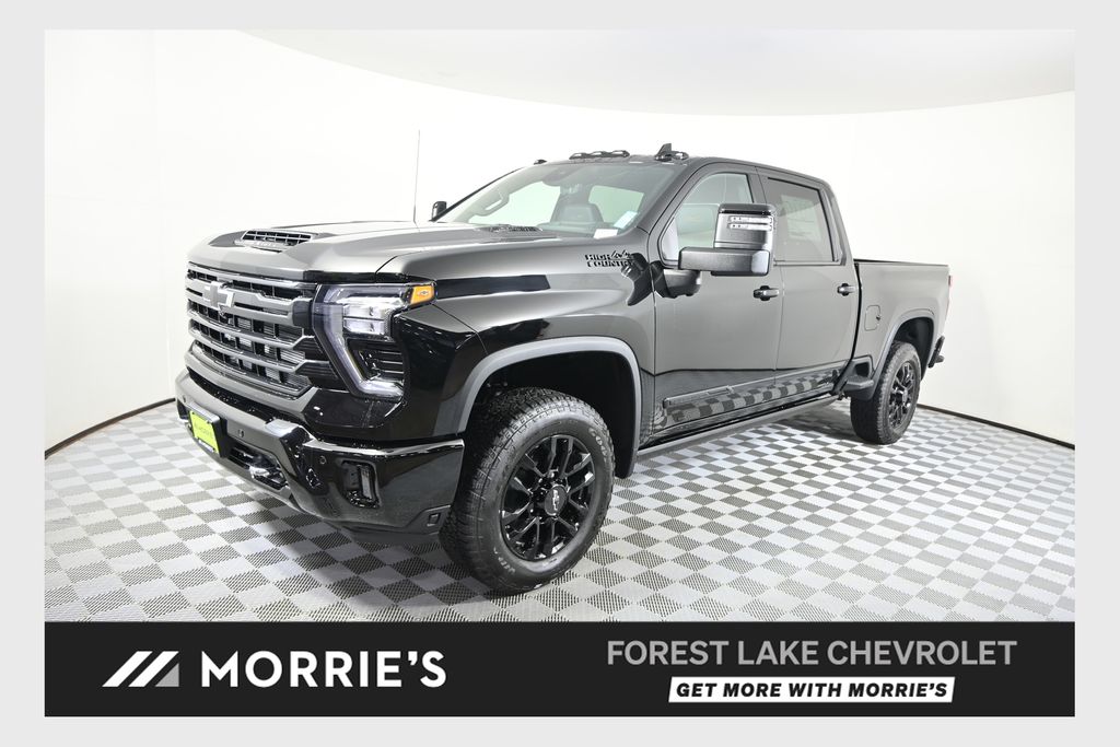 Black 2026 Chevrolet Silverado 3500HD Pickup Truck Four-Wheel Drive Automatic