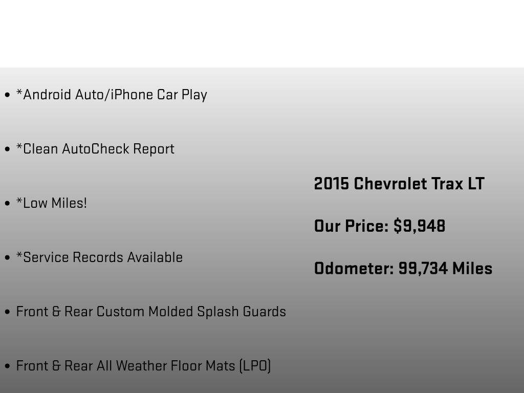2015 Chevrolet Trax LT Red at Grove City Ford