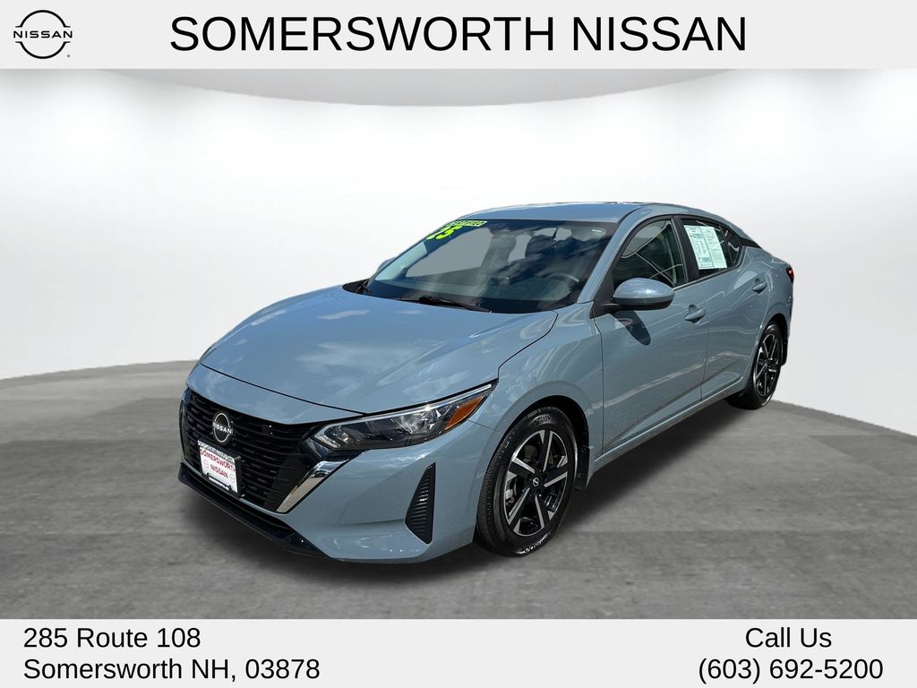 Atlantic Gray Metallic 2025 Nissan Sentra Sedan Front-Wheel Drive Continuously Variable Transmission