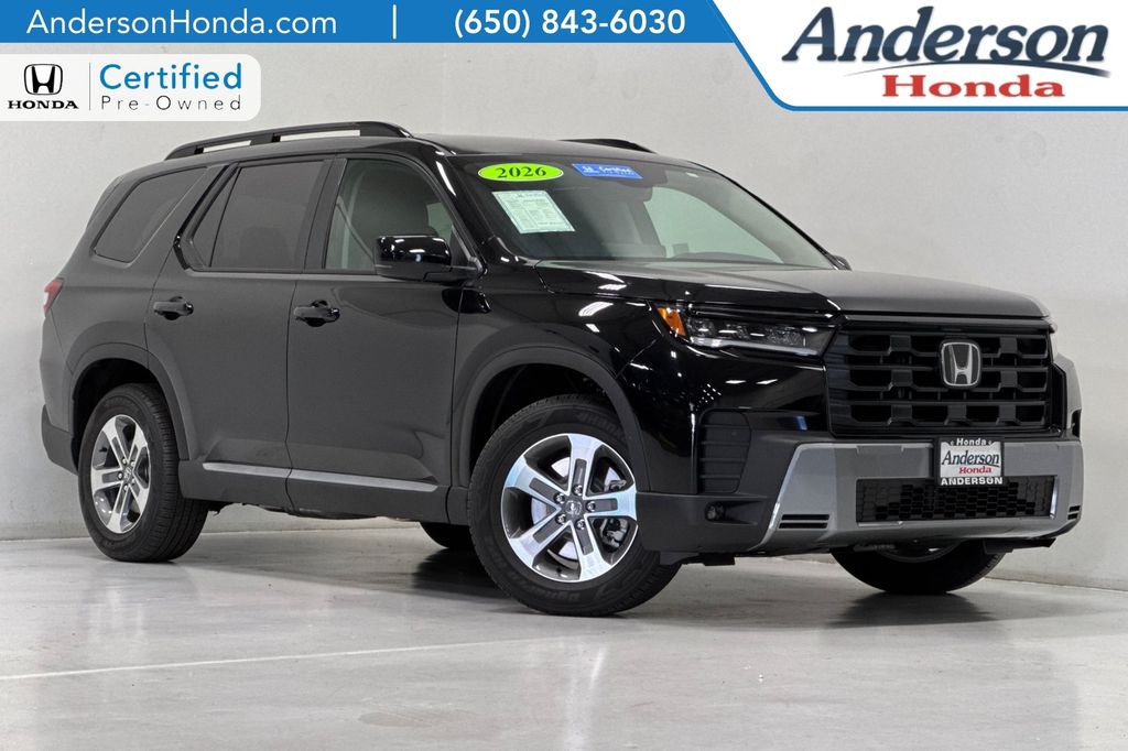 Crystal Black Pearl 2026 Honda Pilot SUV / Crossover Front-Wheel Drive Automatic