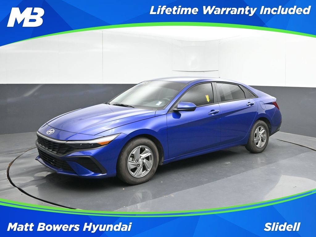 Intense Blue 2025 Hyundai Elantra Sedan Front-Wheel Drive Continuously Variable Transmission