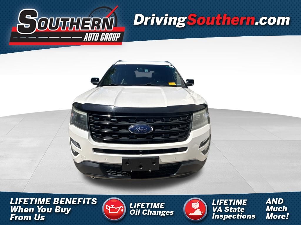 White Platinum Metallic Tri-Coat 2016 Ford Explorer SUV / Crossover All-Wheel Drive 6-Speed Automatic