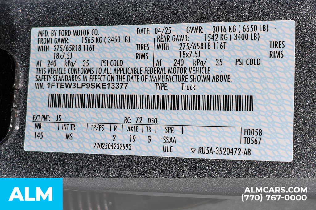 Used 2025 Silver Ford XLT image 58