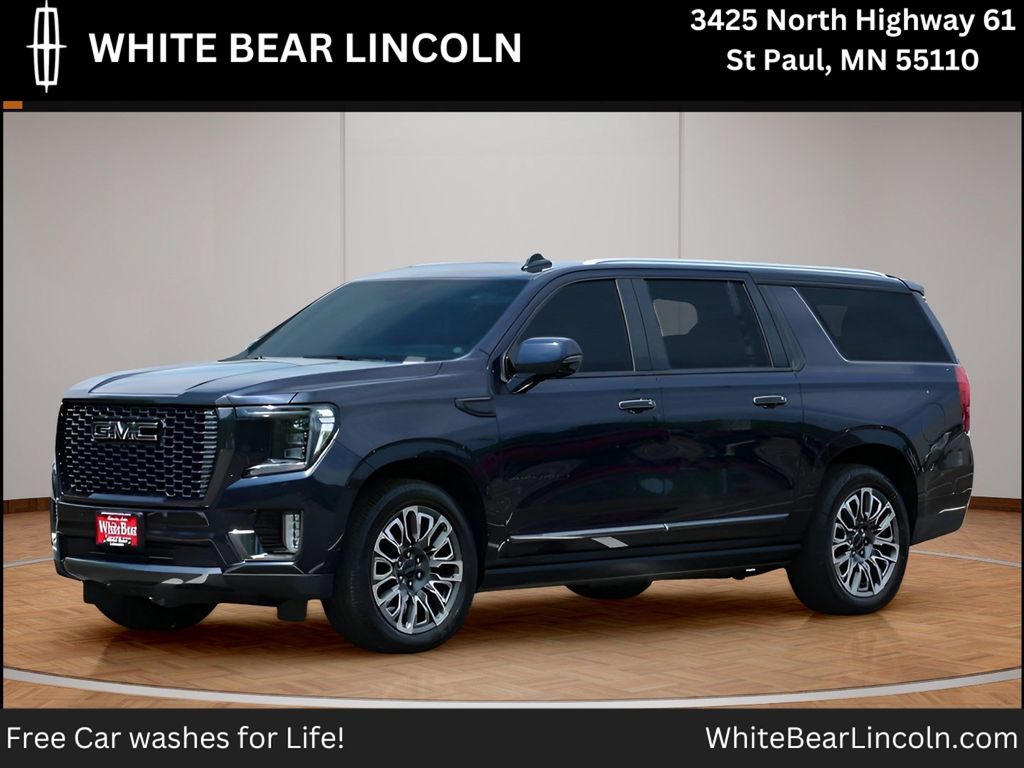 Midnight Blue Metallic 2023 GMC Yukon XL SUV / Crossover Four-Wheel Drive 