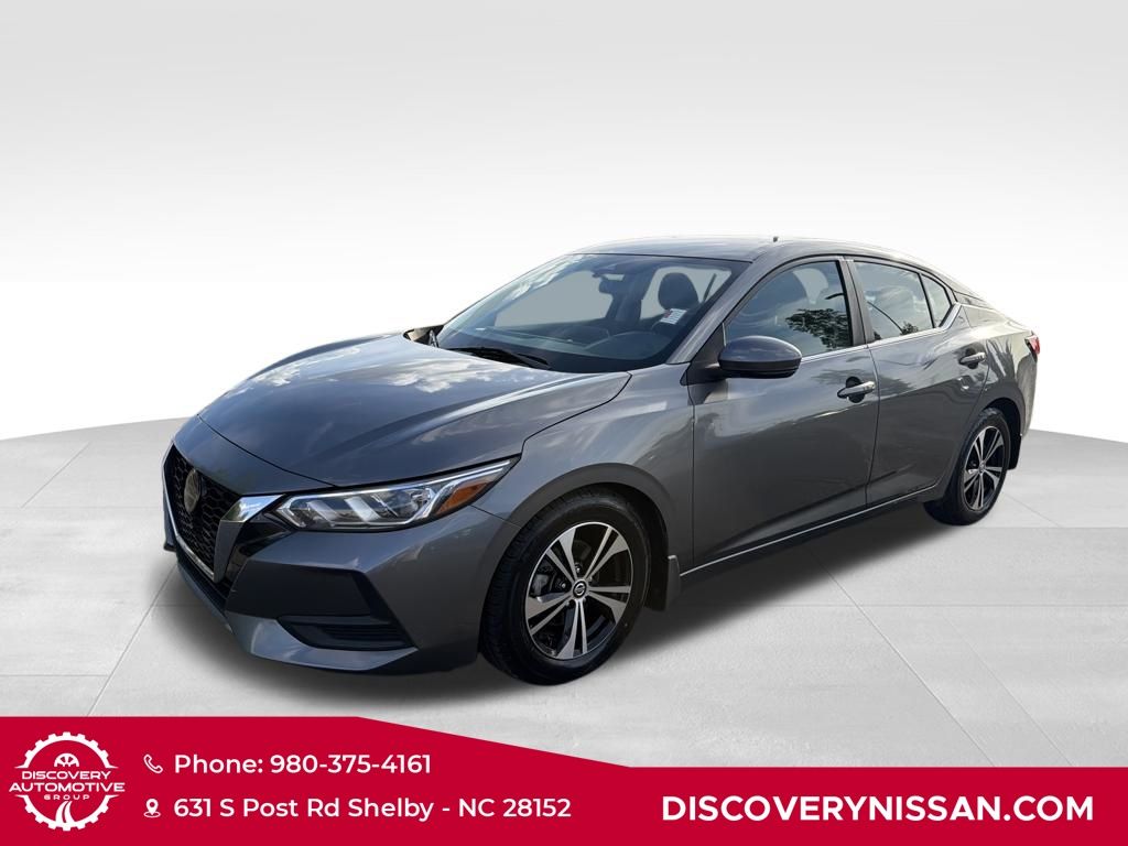 Gray (Gun Metallic) 2020 Nissan Sentra SV FWD Sedan Front-Wheel Drive Continuously Variable Transmission