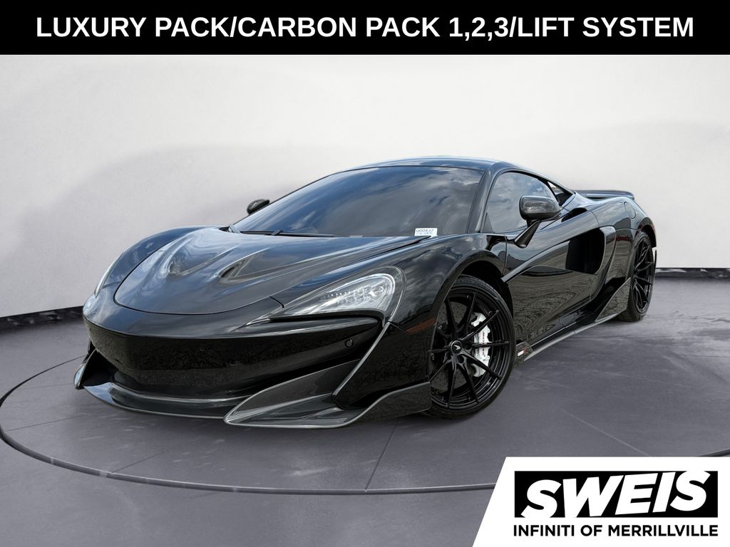 Onyx Black 2019 McLaren 600LT Coupe RWD Coupe Rear-Wheel Drive 7-Speed Automatic