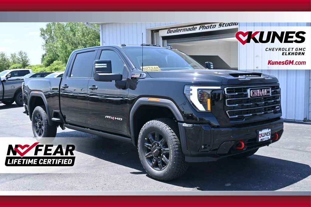 Onyx Black 2026 GMC Sierra 3500HD Pickup Truck Four-Wheel Drive Automatic