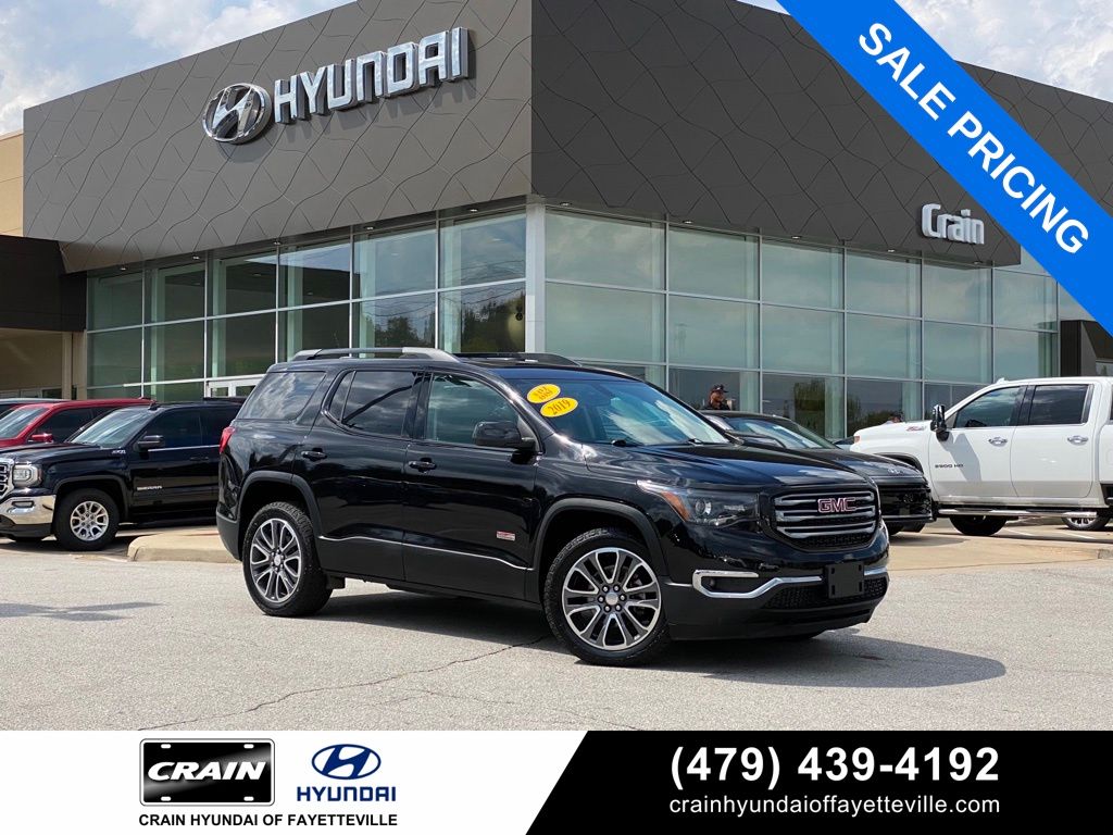 Black (Ebony Twilight Metallic) 2019 GMC Acadia SUV / Crossover Four-Wheel Drive 6-Speed Automatic
