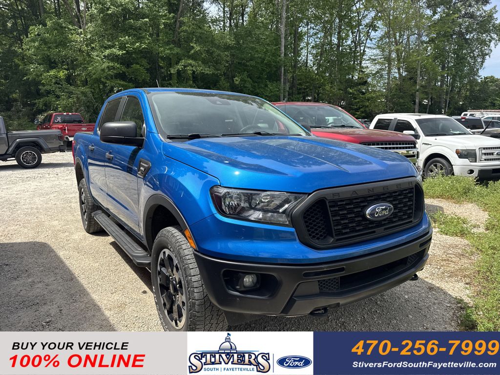Blue Metallic 2021 Ford Ranger XL SuperCrew RWD Pickup Truck 4X2 Automatic