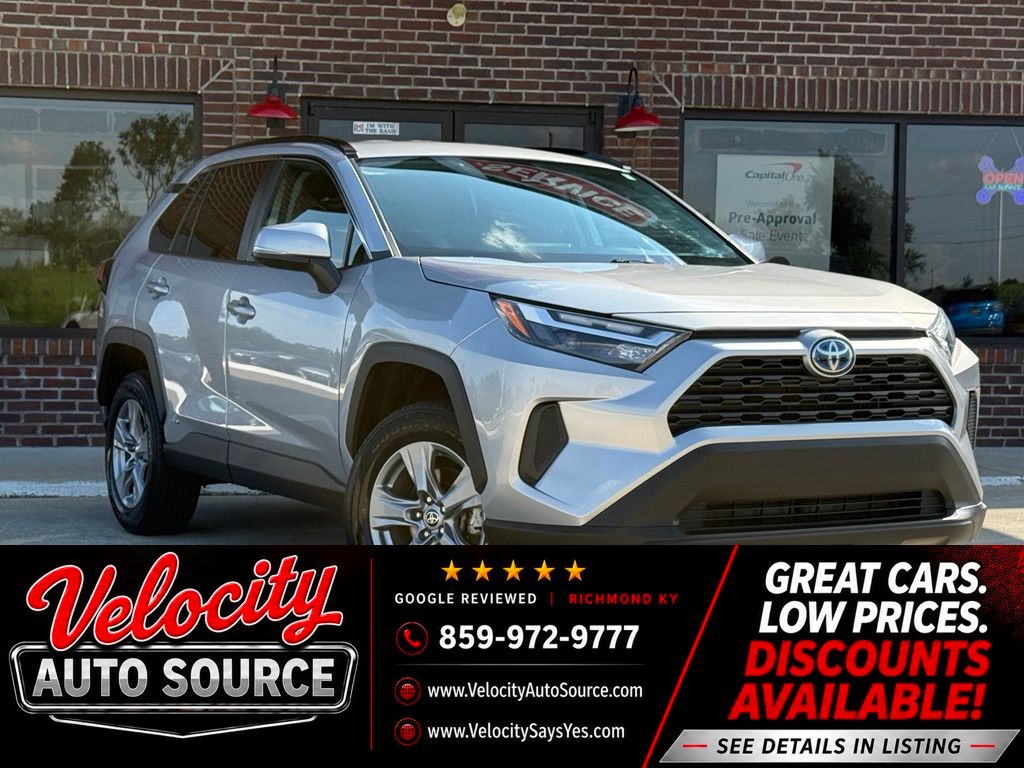 Silver Sky Metallic 2022 Toyota RAV4 Hybrid SUV / Crossover All-Wheel Drive Continuously Variable Transmission