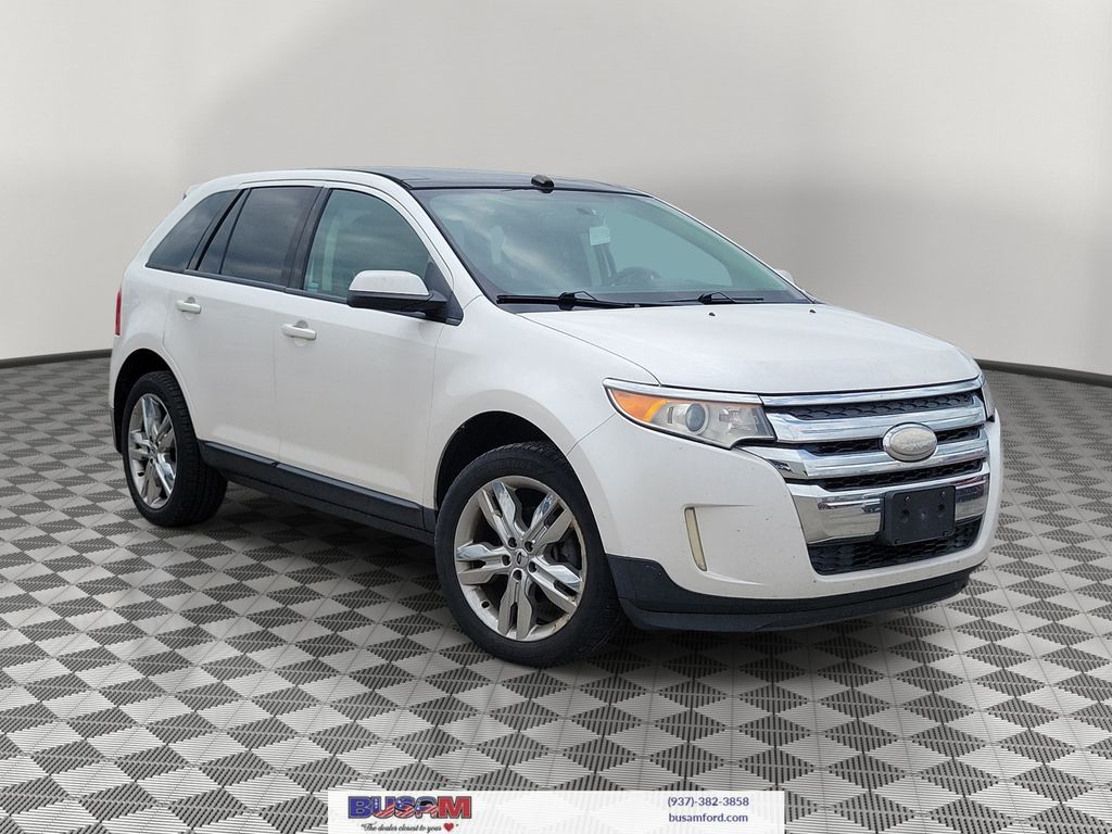 White Platinum Clearcoat Metallic 2013 Ford Edge SUV / Crossover All-Wheel Drive 6-Speed Automatic