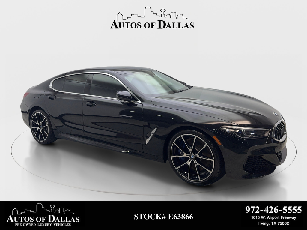 Black Sapphire Metallic 2020 BMW 8 Series Coupe All-Wheel Drive 8-Speed Automatic
