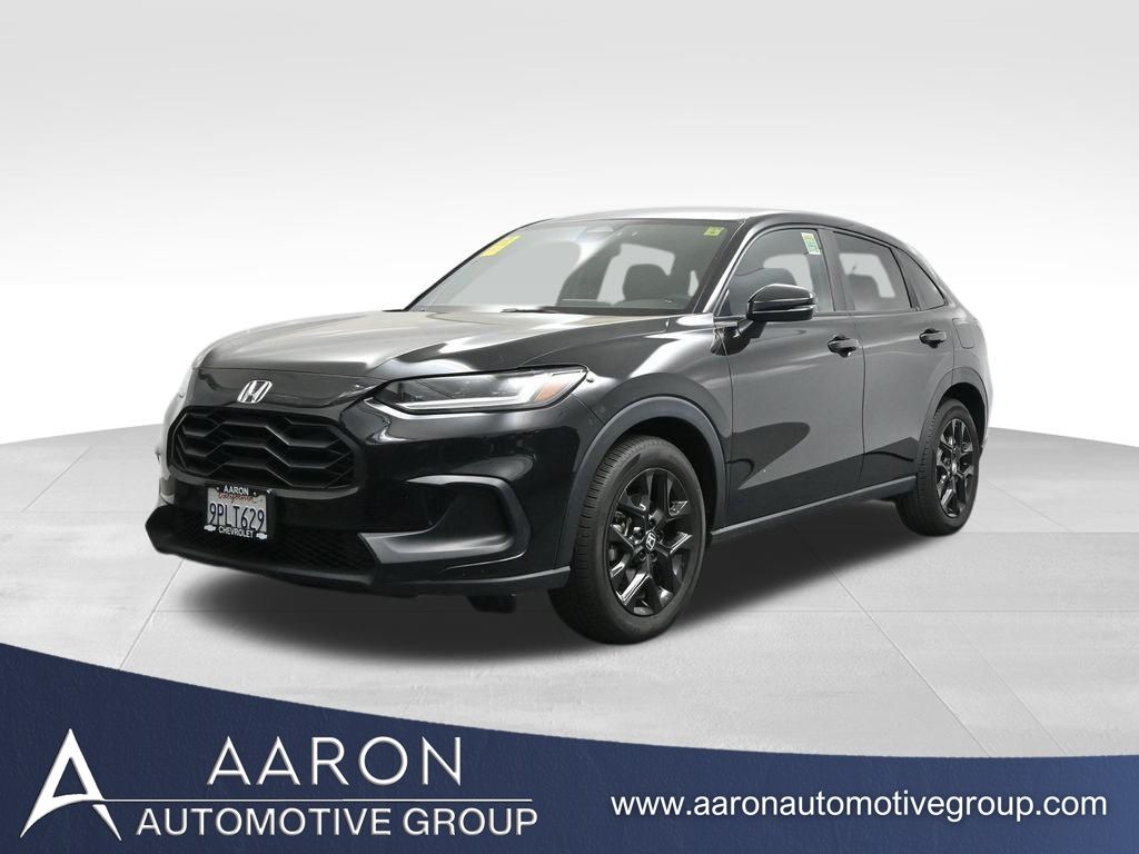 Black 2025 Honda HR-V Sport FWD SUV / Crossover Front-Wheel Drive Continuously Variable Transmission