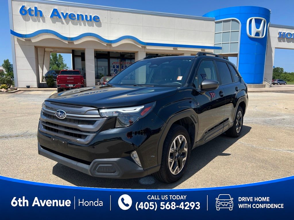 Crystal Black Silica 2025 Subaru Forester SUV / Crossover All-Wheel Drive Continuously Variable Transmission