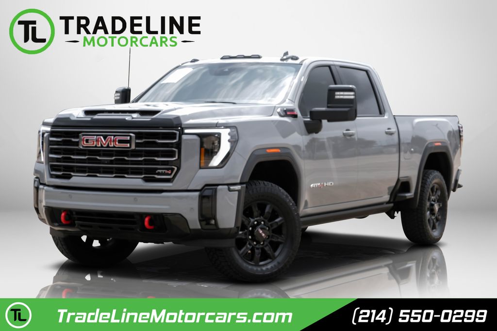 Thunderstorm Gray 2025 GMC Sierra 2500HD Pickup Truck Four-Wheel Drive Automatic