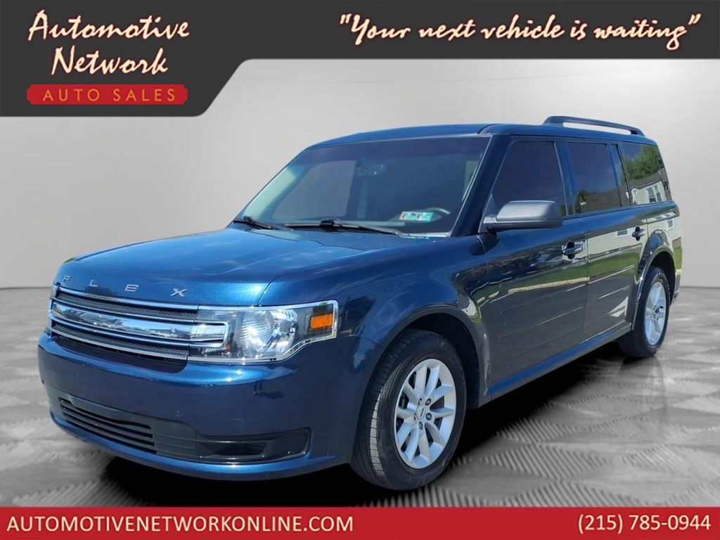 Blue 2017 Ford Flex SE SUV / Crossover Front-Wheel Drive 6-Speed Automatic