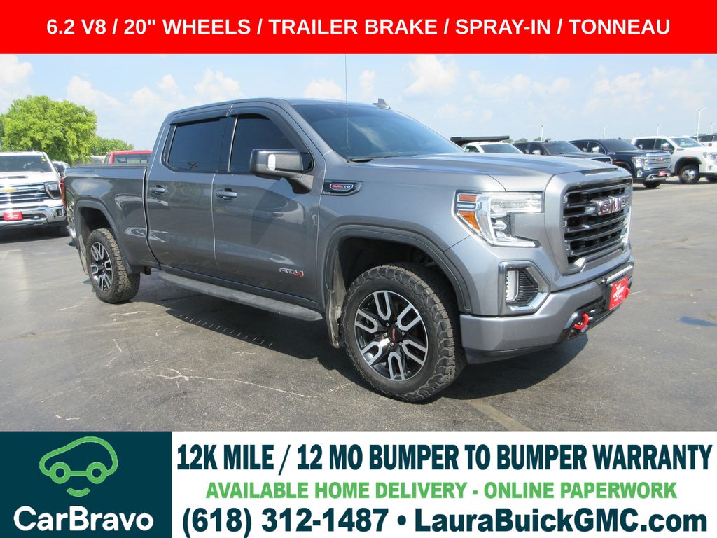 Gray (Satin Steel Metallic) 2021 GMC Sierra 1500 Pickup Truck Four-Wheel Drive Automatic