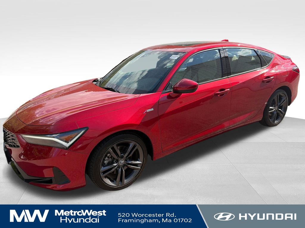 Performance Red Pearl 2025 Acura Integra Sedan Front-Wheel Drive Continuously Variable Transmission