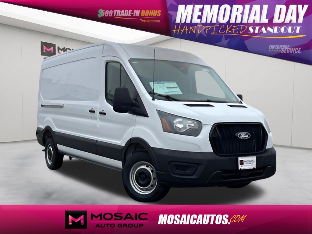 Oxford White 2026 Ford Transit Cargo 250 Medium Roof LB RWD Van Rear-Wheel Drive