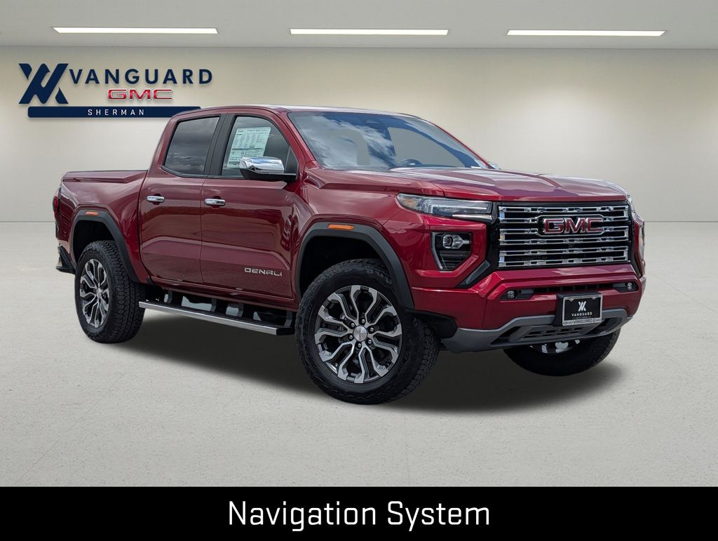 Volcanic Red Tintcoat 2026 GMC Canyon Denali Crew Cab 4WD Pickup Truck Four-Wheel Drive 8-Speed Automatic