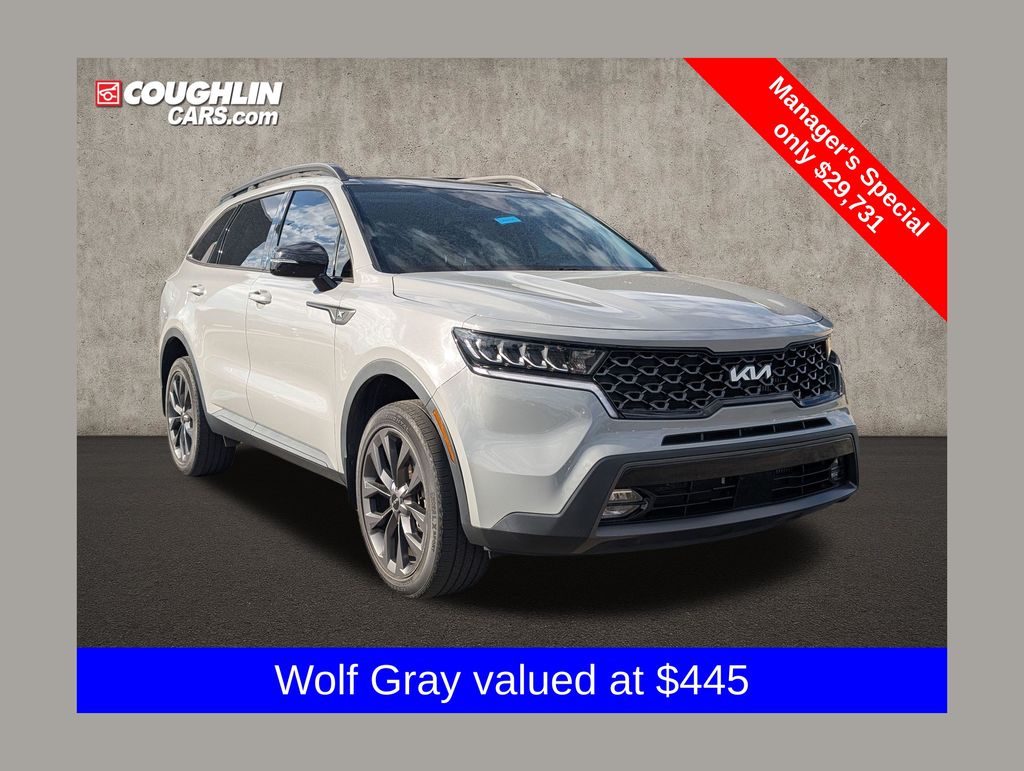 Wolf Gray 2023 Kia Sorento SUV / Crossover All-Wheel Drive 8-Speed Dual Clutch