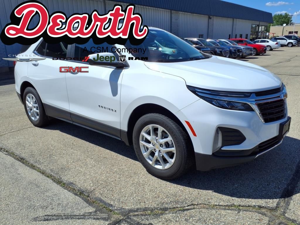 Summit White 2022 Chevrolet Equinox LT AWD with 1LT SUV / Crossover Four-Wheel Drive 6-Speed Automatic Overdrive