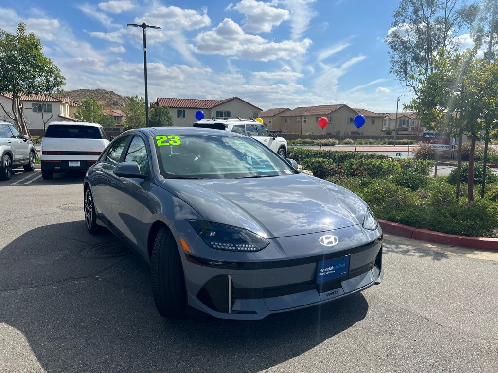 Ultimate Red 2024 Hyundai Ioniq 6 SEL RWD Sedan Rear-Wheel Drive 1-Speed Automatic