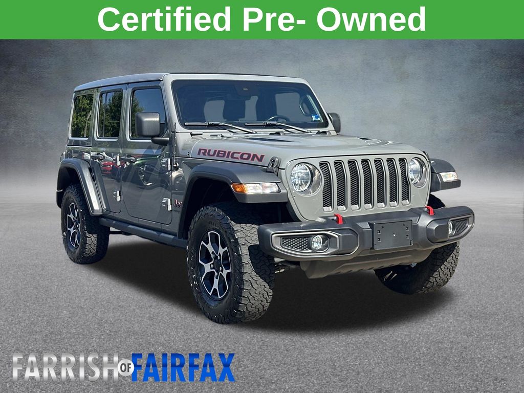 Sting-Gray Clearcoat 2021 Jeep Wrangler Unlimited Rubicon 4WD SUV / Crossover Four-Wheel Drive 8-Speed Automatic