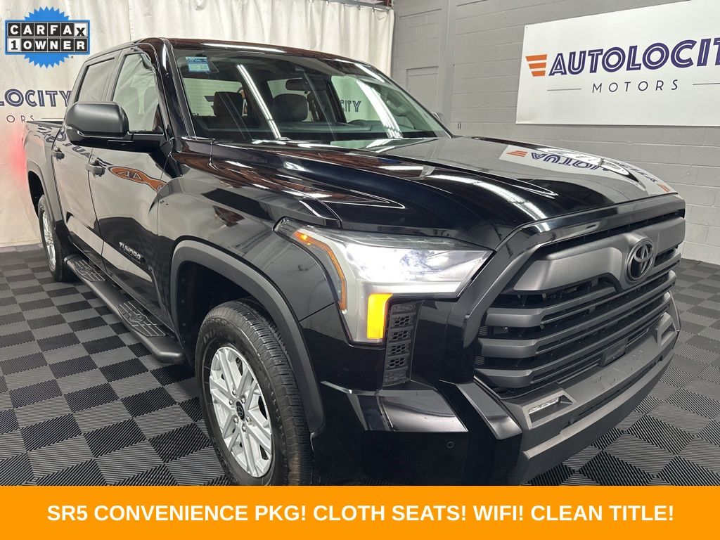 Midnight Black Metallic 2024 Toyota Tundra Pickup Truck Four-Wheel Drive Automatic