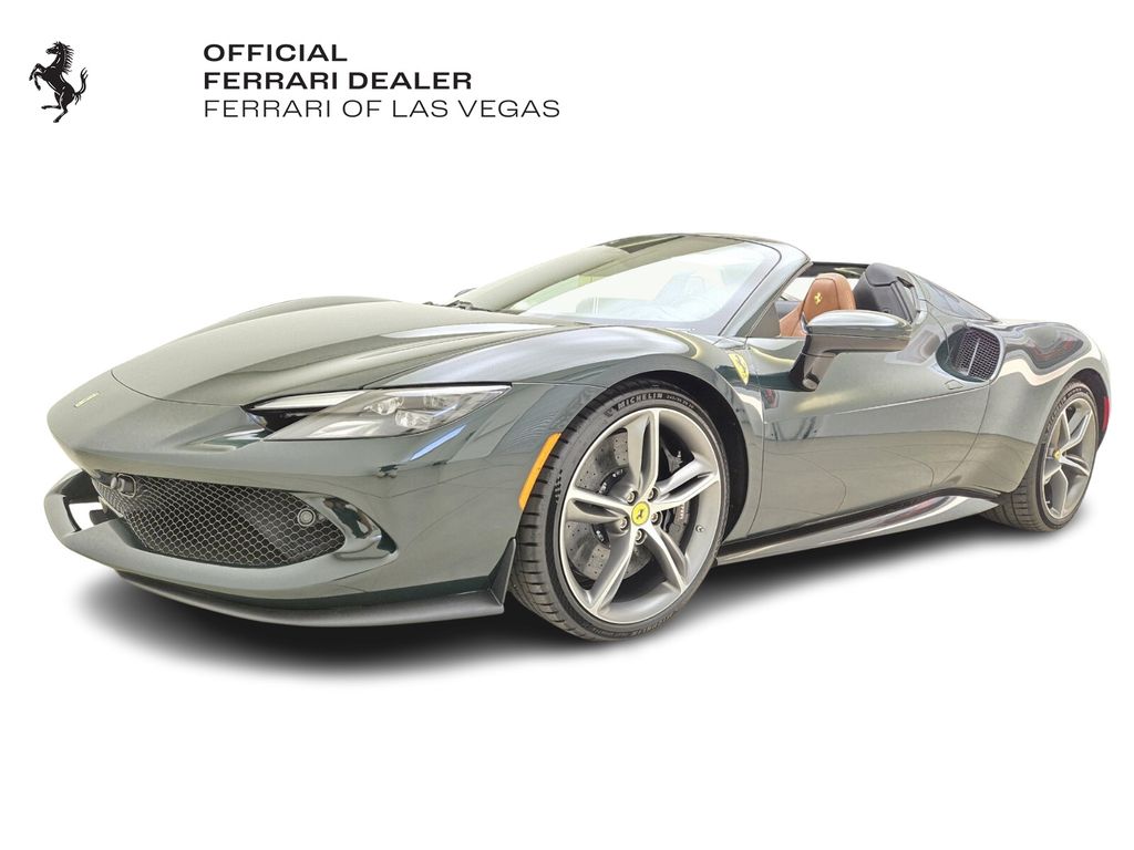 British Racing Green 2024 Ferrari 296 GTS RWD Convertible Rear-Wheel Drive 8-Speed Dual Clutch