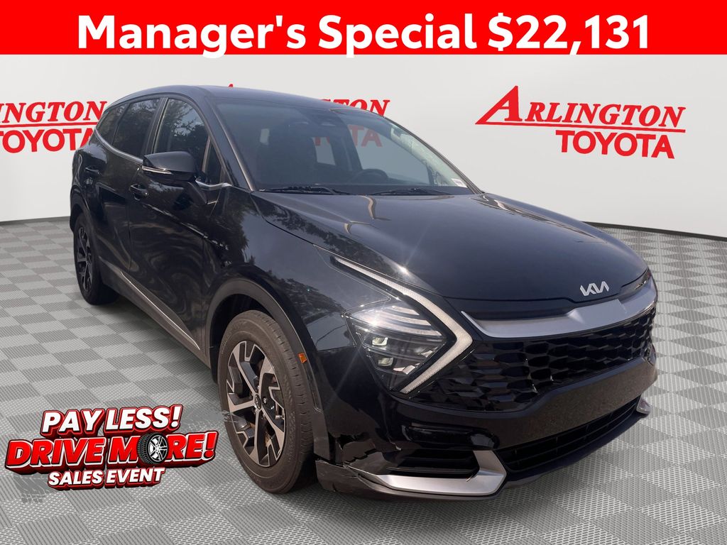 Ebony Black 2024 Kia Sportage SUV / Crossover Front-Wheel Drive 8-Speed Automatic