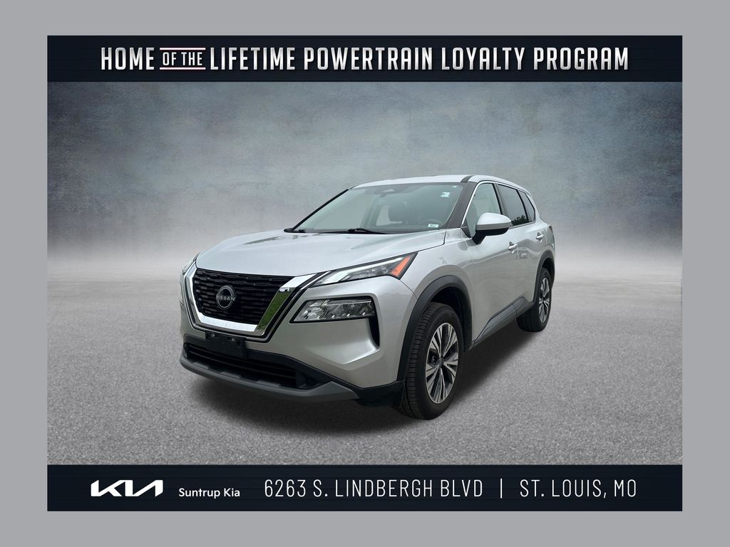 Brilliant Silver Metallic 2023 Nissan Rogue SV FWD SUV / Crossover Front-Wheel Drive Continuously Variable Transmission