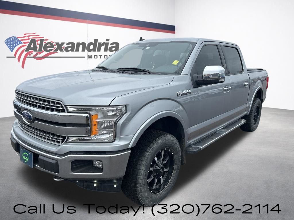 Silver Metallic 2020 Ford F-150 Lariat SuperCrew 4WD Pickup Truck Four-Wheel Drive Automatic