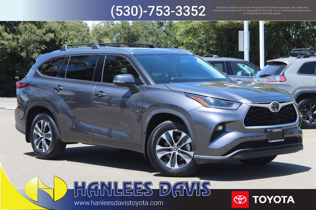 Magnetic Gray Metallic 2021 Toyota Highlander SUV / Crossover Front-Wheel Drive 8-Speed Automatic