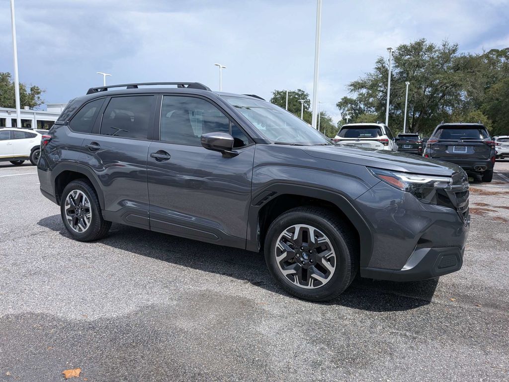 Gray Metallic 2026 Subaru Forester SUV / Crossover All-Wheel Drive Continuously Variable Transmission