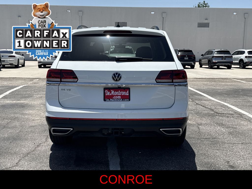 2022 Volkswagen Atlas 3.6L V6 SE w/Technology White at Bayway Cadillac of The Woodlands