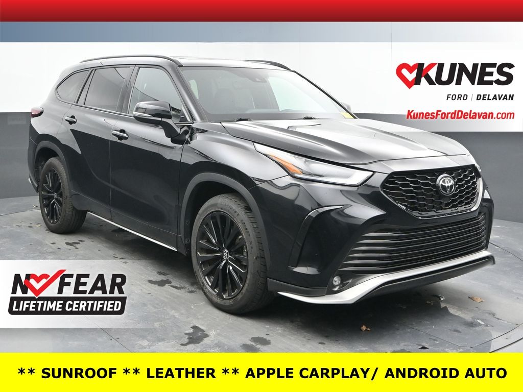 Midnight Black Metallic 2025 Toyota Highlander XSE AWD SUV / Crossover All-Wheel Drive 8-Speed Automatic