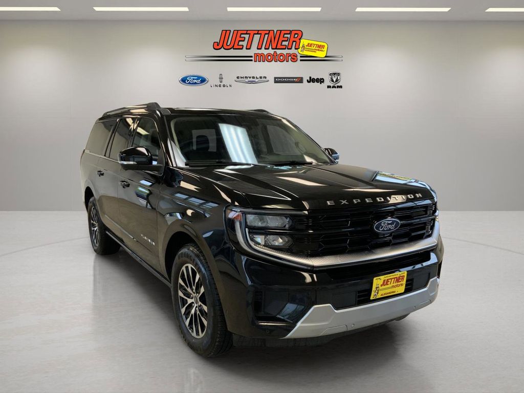 Black Metallic 2025 Ford Expedition MAX Platinum 4WD SUV / Crossover Four-Wheel Drive Automatic