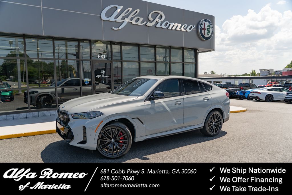 Gray (Brooklyn Grey Metallic) 2025 BMW X6 SUV / Crossover All-Wheel Drive 8-Speed Automatic