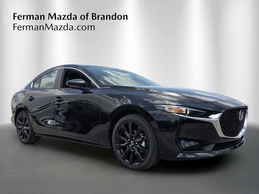 Jet Black Mica 2026 Mazda MAZDA3 Sedan Front-Wheel Drive 6-Speed Automatic