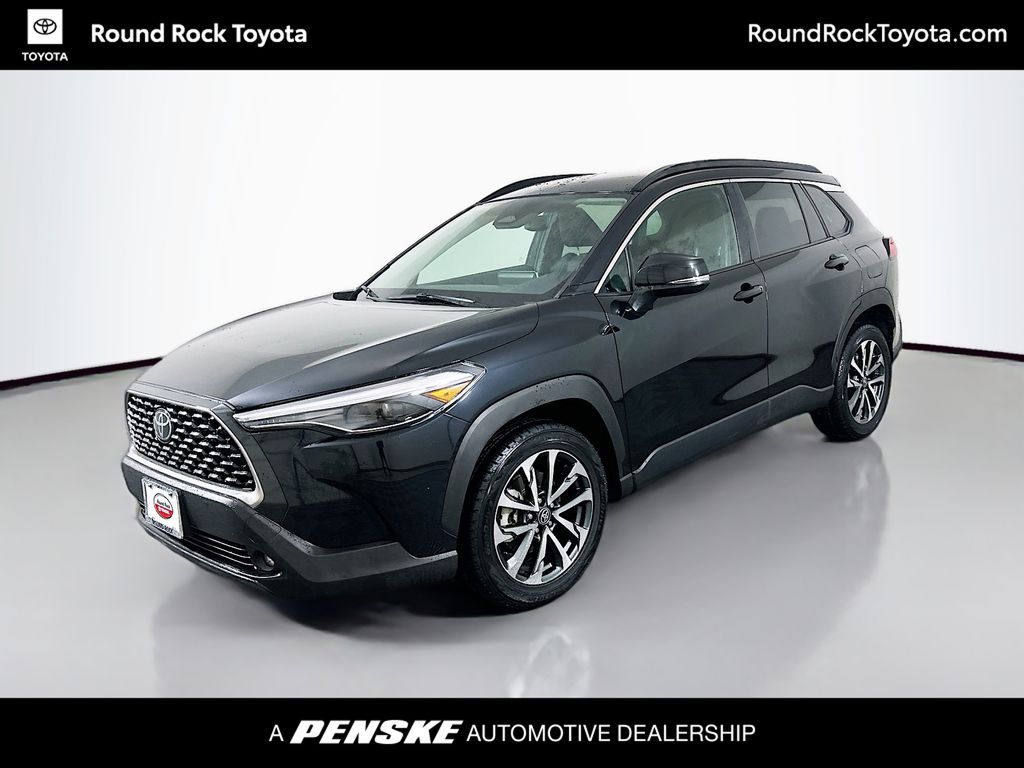 Jet Black 2025 Toyota Corolla Cross SUV / Crossover Front-Wheel Drive Continuously Variable Transmission