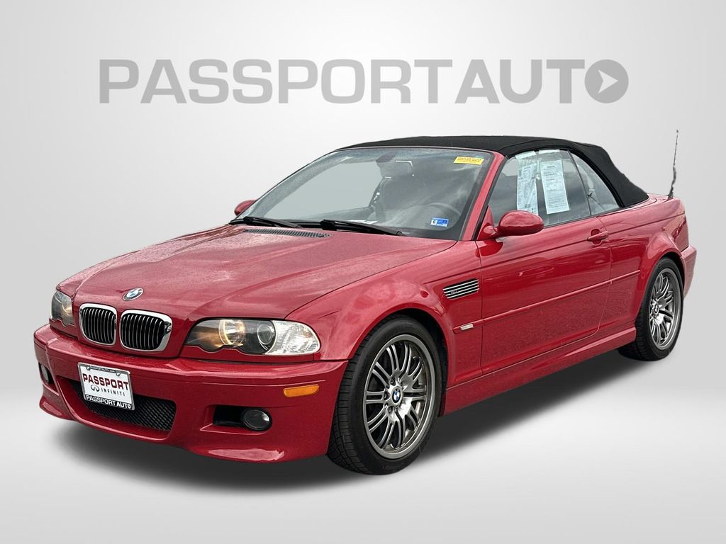 Red 2004 BMW M3 Convertible RWD Convertible Rear-Wheel Drive 6-Speed Manual