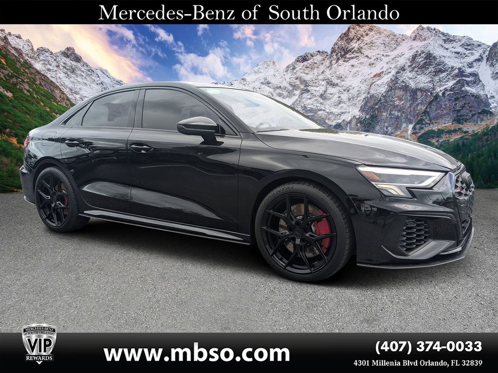 Mythos Black Metallic 2022 Audi S3 2.0T quattro Premium Plus AWD Sedan All-Wheel Drive 7-Speed Automatic