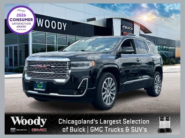 Black (Ebony Twilight Metallic) 2023 GMC Acadia SUV / Crossover Four-Wheel Drive 9-Speed Automatic