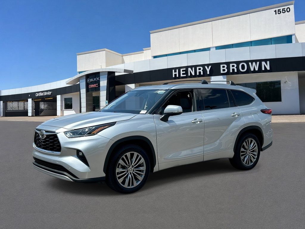 Celestial Silver Metallic 2021 Toyota Highlander SUV / Crossover Front-Wheel Drive 8-Speed Automatic