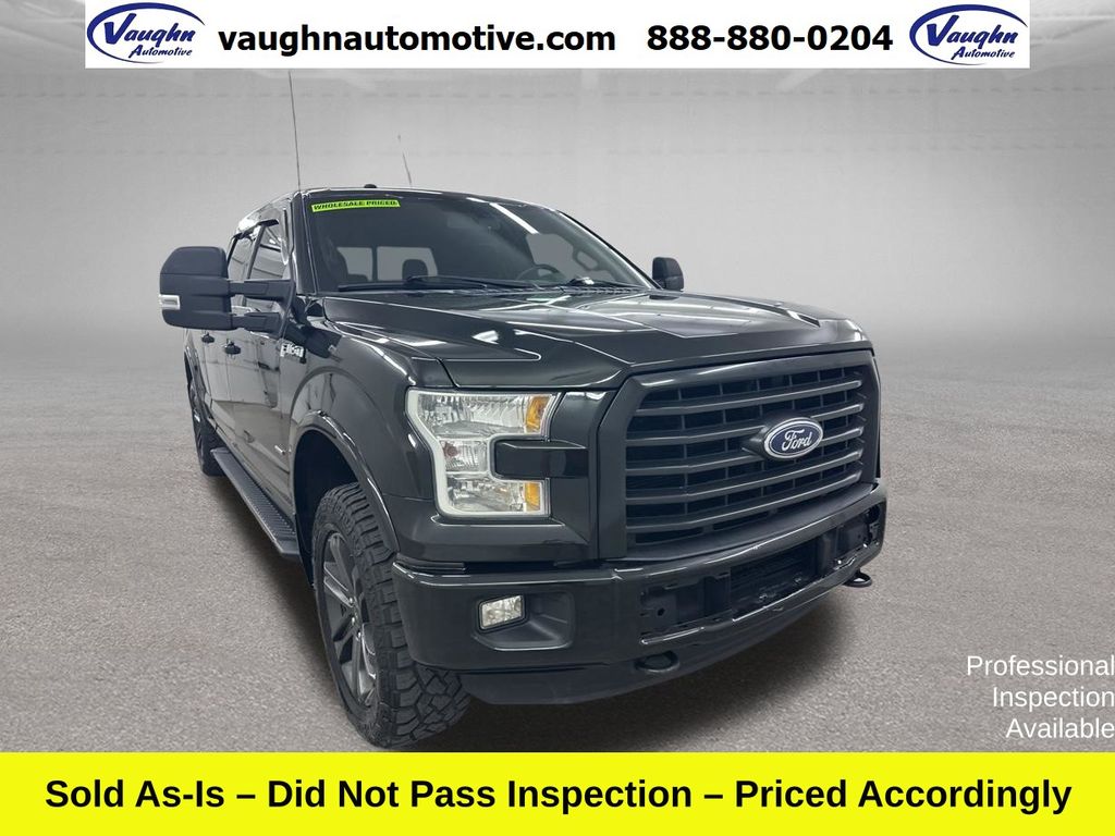 Tuxedo Black Metallic 2015 Ford F-150 Pickup Truck Four-Wheel Drive 6-Speed Automatic