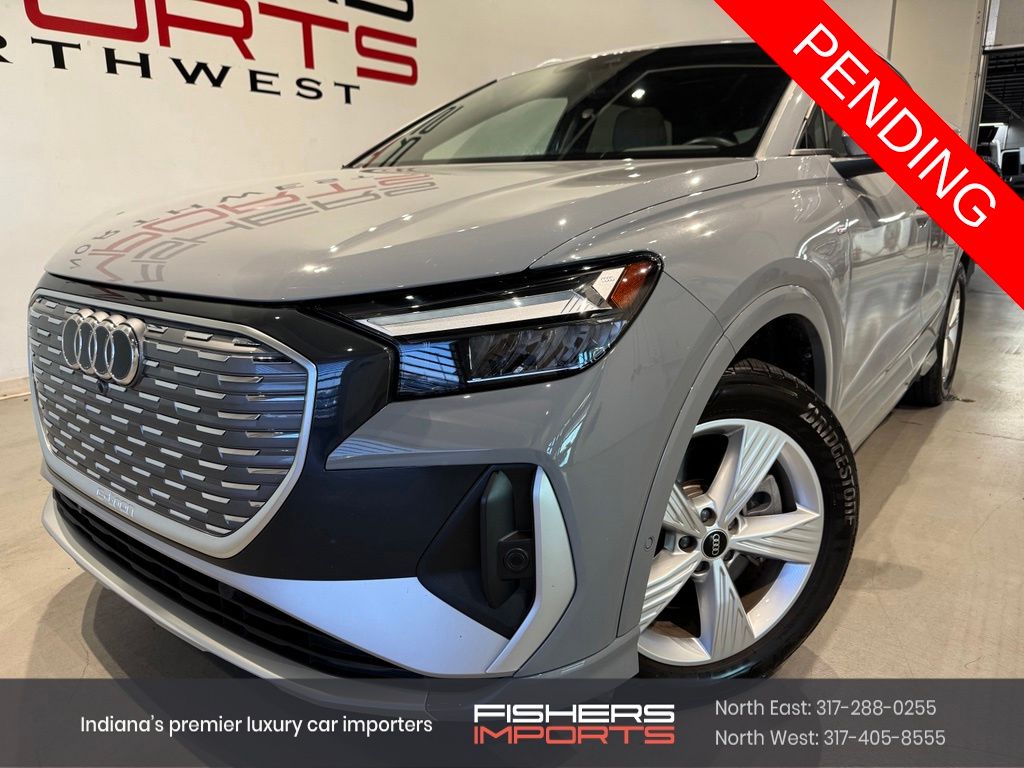 Gray 2024 Audi Q4 e-tron SUV / Crossover All-Wheel Drive Automatic